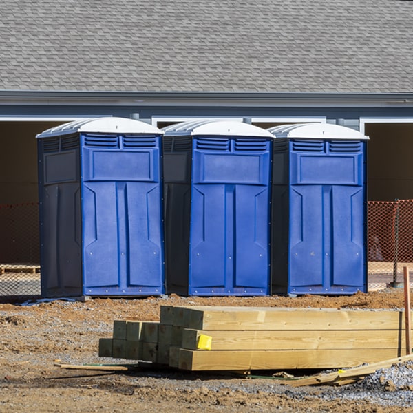 how often are the portable toilets cleaned and serviced during a rental period in Verona KY